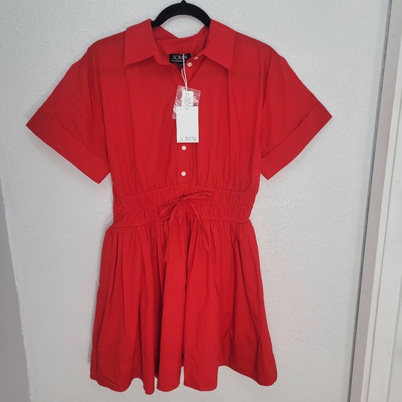 J. Crew Vibrant Red Mini Dress - Picture 5 of 10